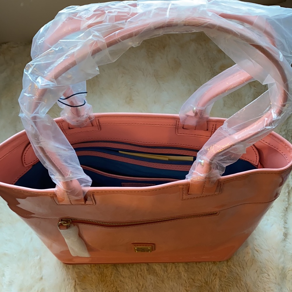 Dooney & Bourke Patent Leather Zip Tote - Picture 11 of 16